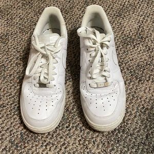 white nike air force 1 size 10 (W)